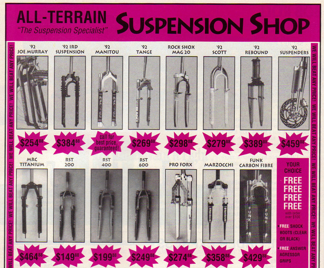 rst 460 suspension fork